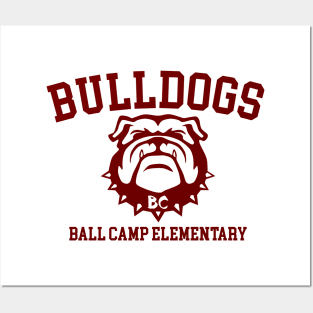 Ball Camp Bulldog Logoq Posters and Art